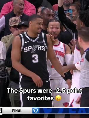 This one is hard to watch 🫣 #NBA #basketball #Knicks #Spurs #sportsbetting