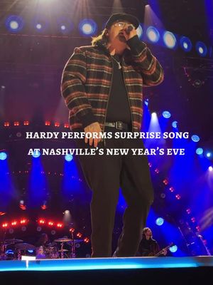 When the host grabs the mic, you know it’s about to get loud! 🎶 📣 @HARDY bringing the energy to #NashvilleNYE!  #Nashville #MusicCity #fyp #explore