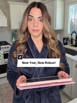 NEW YEAR, NEW ROBUX! Happy New Year everyone! May your 2026 be filled with good health, peace and love 🙏🏼 #momlife #momcomedy #momcontent #robux #MomsofTikTok 