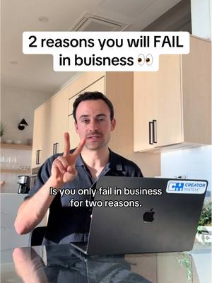 2 reasons you will FAIL in buisness 💰 
