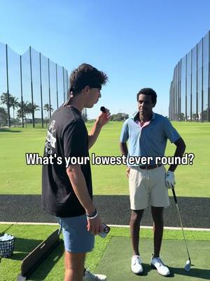 What’s your lowest round ? #fyp #golf #pga 