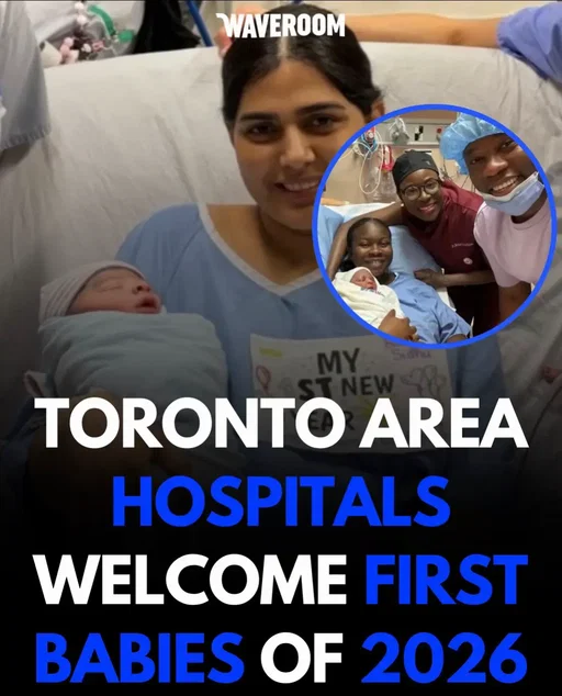 Toronto-area hospitals rang in 2026 with several midnight newborns 🕛💖 In Brampton, Jasveer Kaur and Jaswinder Singh Dhaliwal welcomed their baby boy at exactly 12:00 a.m. at Brampton Civic Hospital 👶 At the same moment in Toronto, Vivian and Nelson Omeziri welcomed their daughter Olana Alora at North York General Hospital, while Mount Sinai also reported a midnight delivery 🎉 Just one minute later at 12:01 a.m., Stephanie and Brydon welcomed their son James at Cortellucci Vaughan Hospital, followed by another Brampton baby born at 12:28 a.m. to Manveer Sidhu and family 🍼 Follow @waveroom.toronto for more Toronto content! We aim to keep our space respectful. Hate/racism comments are not tolerated and will be removed to the best of our capabilities. #waveroom #toronto #torontonews #ontarionews #canadanews 