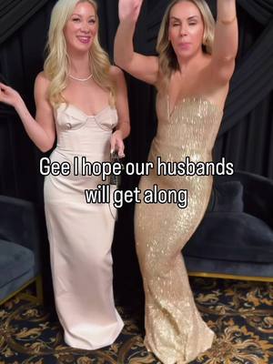 Gee I hope our husbands will get along 😅😅
