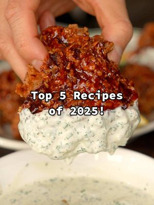 Top 5 Recipes of 2025 🍗 Which one was your favorite? #2025 #food #FoodTok #foodtiktok 
