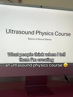 Not everyone learns by staring at boring PowerPoints for hours… If you’re juggling school, work, kids, and just life in general… you need modern teaching that’s built for real life. This is exactly why I’m building this! 💜 #ultrasoundphysics #spiexam #ultrasoundstudent #sonographystudent 