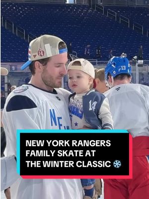 family memories at the Winter Classic 💙 #NHL #hockey #NewYorkRangers #sports #WinterClassic 