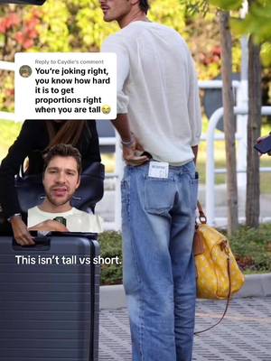 Replying to @Caydie Whether you’re tall or short, it’s the same problem to solve. #menswear #mensstyle #proportions #styleadvice #outfitinspo