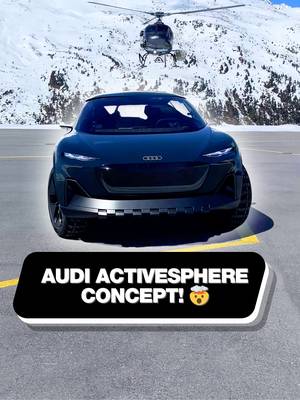 It has augmented reality goggles 😱 #audi #conceptcar #cars