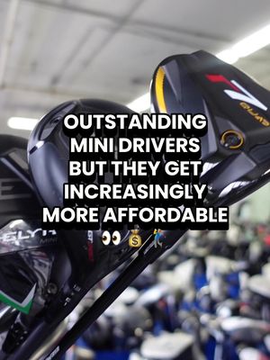 Have you tried mini drivers? 🤔   With so many quality releases last year, the time is ripped for an upgrade! 🚀   The best part? We've got models for all budgets! 😉   Visit the link in bio to find yours ⛳   #golflife #golfaddicts #golfclubs #minidrivers #golftok 