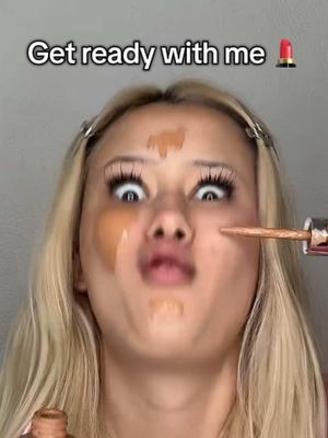GRWM ON A WIGGLE BOARD 🫨 Do you like the result? #makeupchallenge #makeup #beauty #BeautyTok #trend