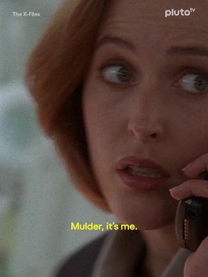 Mulder. It's me with HUGE NEWS. 📞 The X-Files now has its own 24/7 channel for FREE on Pluto TV! #thexfiles #mulder #scully
