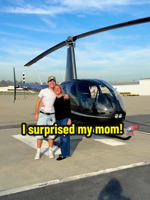 I Surprised My Mom with a Helicopter 🚁 @Dutch Bros Coffee #dutchbrospartner #dutchbros #dutchbroscoffee #ad 