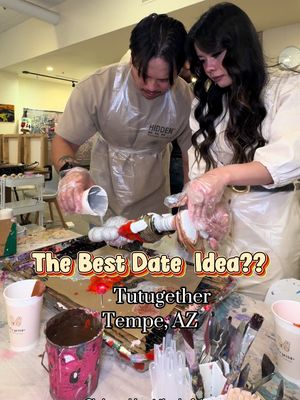 📍 @tutugether.az  Tempe, AZ Proof date night doesn’t have to be dinner & a movie 🎨🫶 #datenight #tuft #rug #thingstodo #arizona 