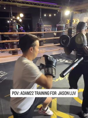 Adam22 Training For His Fight With Jason Luv #fyp #adam22 #adinross #brandriskboxing #nojumper 