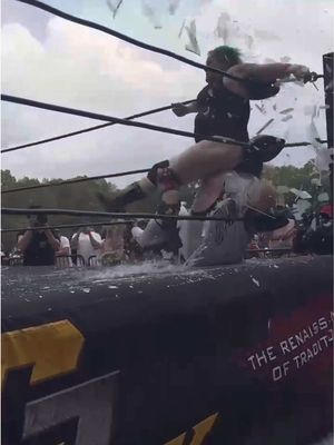 @Mickie Knuckles and #RickyShanePage went to WAR in a panes of glass match in TOD 🩸⛓️‍💥⛓️ #czw #deathmatchwrestling #tod #hardcorewrestling 