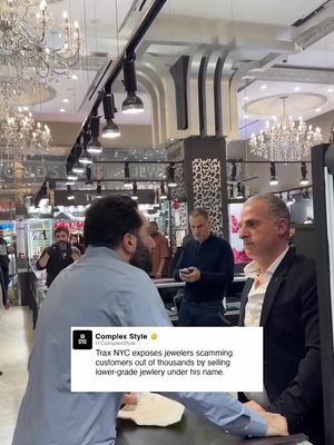 Trax NYC has exposed an NYC jewelry company for using his name and scamming customers out of thousands by selling lower-grade jewelry. Trax took to Instagram to share that AKAY Jewelers has been ripping off customers while operating under his name. Trax showed up at AKAY Jewelers to address the issue and recover the $22,000 they allegedly owe him. Things escalated, and a fight broke out between Trax and the jewelry company. #nyc #jewelery #diamonddistrict #trax 