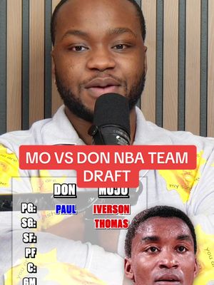 Who drafted the better NBA team? Mo vs Don! #NBA #basketball #sports 
