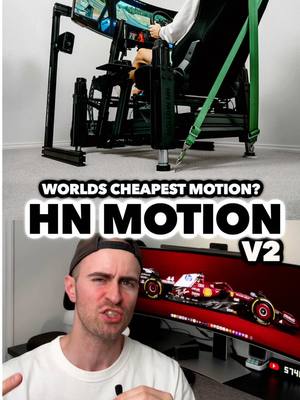 HN Motion V2 Sim Racing Motion Platform. What an animal. Cant recommend this more. Definitely my favourite tech product of 2025. More info is in my bio and a full YouTube Review #hnmotion #simracing #assettocorsaevo #nextlevelracing #fanatec