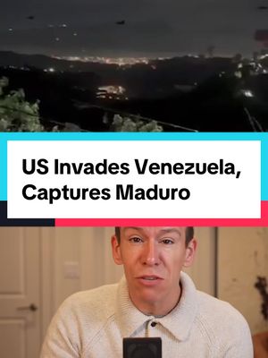 US Invades Venezuela, Captures Maduro #usa #america  The US invaded Venezuela and kidnapped the President this morning. Maduro, the President of Venezuela, is being transported back to the United States to face trial. Delta Force captured him without any American casualties but there are reports of Venezuelan casualties. There are rumors and various reports floating around that this may have been a negotiated exit by Maduro but we have no confirmation on that as of right now. The US also conducted several air strikes across the nation, including blowing up Hugo Chavez’s tomb. Trump did not seek congressional approval for the invasion of Venezuela which makes this an illegal war, nor did he tell the American public why he needs to wage this war which makes this an illegitimate war. Venezuela’s vice president is now in charge of the nation but the opposition says that they’re ready to take control, leading the country down a dangerous path that could result in a civil war. The world's reaction is all over the place. Brazil and Colombia oppose it but Ukraine supports it. Russia called the invasion an “act of armed aggression”. The EU said they stand with the Venezuelan people and called for a solution to respect international law and the UN charter. The throughline here isn’t hard to see though: American opposition to Russia’s invasion of Ukraine and the soon Chinese invasion is based on the rules based international order - an order that says invading another country to take their resources and/or dispose of their government is illegal. How can the US oppose either invasion when it’s waging a war that is also illegal at home and abroad? What leg does it have to stand on? And when Venezuelan refugees begin flooding our southern border again, will Trump welcome them with open arms? After all, it was him that destabilized their home again.
