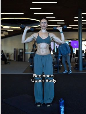 Beginner Friendly Upper Body Workout 💪🏼  Join my App @Grow Girl for beginner friendly workouts - Free for 7 days 🫶🏻 Outfit: @Oner Active New Straight Leg Airmove pants and Ultra Micro Bra in Dark Khaki - Launching 7th Jan - Code: HAYLEY to save 🩷 #upperbodyworkout #upperbody #beginnerworkout #shoulders #back 
