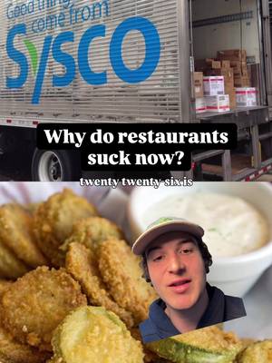 Have you noticed restaurants are starting to taste…the same? ”Trapped into eating the same mediocre food from New York to Alaska…who’s behind it??” - More Perfect Union The answer: Sysco With restaurant traffic declining, cost-cutting becomes the logical next step. Distributers like Sysco are the perfect ones to do it. Especially because they have sourced from suppliers accused of forced & slave labor in seafood processing across third world countries. They have become too big to fail: serving 730,000 locations and raking in $80 Billion a year. Craziest part? Sysco tried to acquire US Foods, the second biggest distributor in the World.  While this was blocked by the FTC, the implications would have been a devastating control of 75% of the national market for one-stop foodservice distributors.  Peel it back another layer: who owns Sysco? Institutional investors BlackRock, Vanguard, State Street. This is what happens when essential food infrastructure is financialized and consolidated. We get homogenized food that loses what makes it special. We need to rely on our local communities to preserve historic flavor instead. 