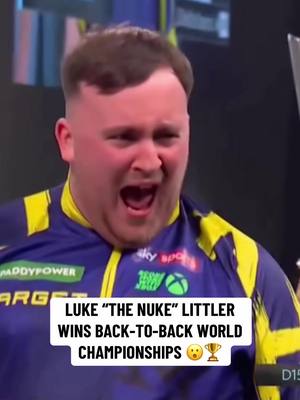 18-YEAR-OLD LUKE LITTLER IS THE CHAMP… AGAIN 🎯 (via @OfficialPDC) #lukelittler #darts #championship #sports 