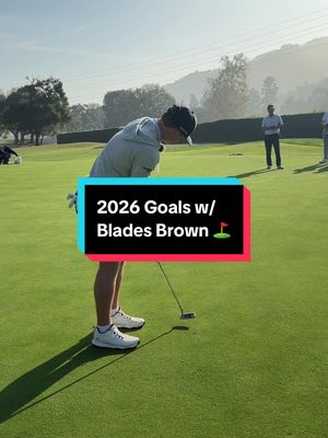 Come play a hole with the youngest member on TOUR, #BladesBrown and hear what goals he’s chasing in 2026. ⛳️