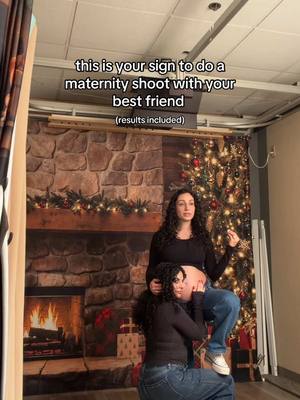 Highly recommend 👯‍♀️ inspo from @Courtney Snell #maternityshoot #BestFriends #pregnancy 