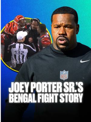When Joey Porter told his side of the Bengals fight story 😂 #steelers #bengals #nfl