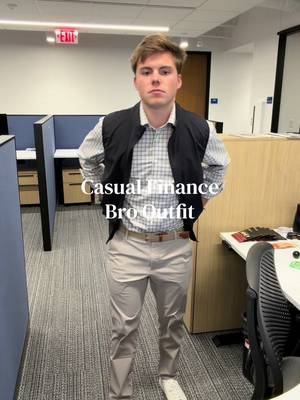 Breaking Down My Casual Finance Bro Outfit: Plaid Button up - Nordstrom Rack Black Vest - Lululemon Khaki Pants - Fabletics Laced Elastic Belt - Tommy Hilfiger  White Sneakers - Vittoria Russo Watch - Seiko 5 Check bio for links & Comment if you want to see more like this