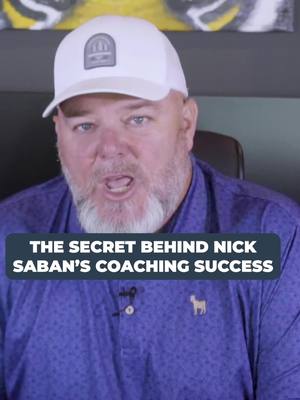 Coach Saban is one of the best example of how to set a vision and create an unwavering standard of success. #CoachSaban #CoachingTips #VisionOriented #Aligned #SetTheStandard #SportsPsychology #HabitsOfSuccess