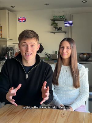 English boy guesses Greek sayings 🏴󠁧󠁢󠁥󠁮󠁧󠁿🇬🇷  #fyp #greece #ελλαδα #αθήνα #language 