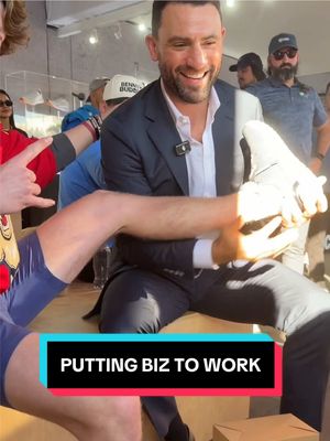 We put @Biznasty to work this weekend at our @NHL Winter Classic activation #NHL #winterclassic #2026 
