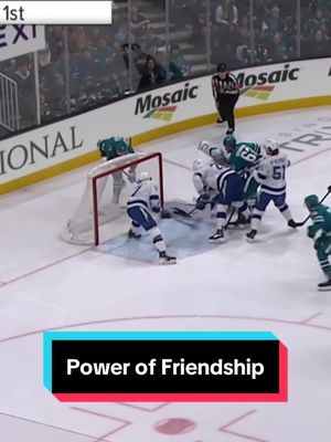 Dom James, goalies best bud! #tampabaylightning #NHL #poweroffriendship #goaliesave #andreivasilevskiy 