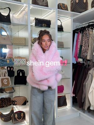 GUYS I CANT BELIEVE IT?!?!? SHEIN OMG💗😭💅🏽🩰 #shein #furcoat #sheinfinds 