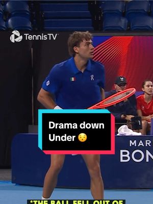 Drama down under 😯 #tennis #tennistv #atp