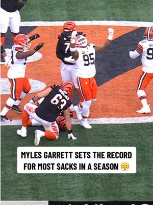 we just witnessed history!!! 🔥 #mylesgarrett #clevelandbrowns #nfl 