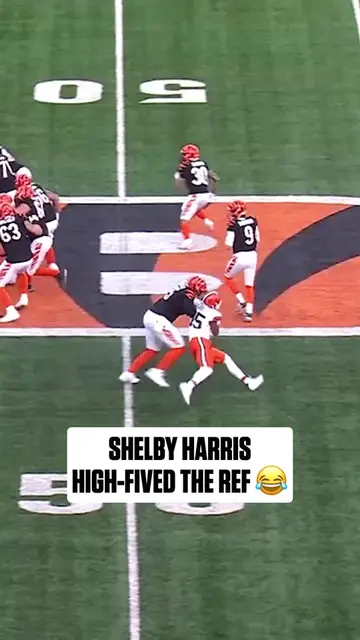 couldn’t leave him hanging 😂 #nfl #shelbyharris #clevelandbrowns #mylesgarrett @Cleveland Browns 
