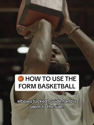 For everyone asking, here’s how to use the FORM Basketball for proper shooting mechanics. #basketballtraining #basketballworkout #basketballshooting #formshoothing #shootingform 
