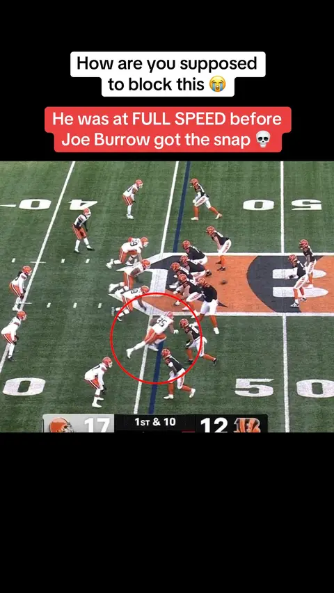 0 to 100 in 1.6 seconds #mylesgarrett #clevelandbrowns #joeburrow #fyp