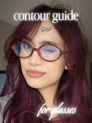 EASY CONTOUR TUTORIAL for GLASSES! 📝📚🌱  this tutorial is the perfect 3 step breakdown (for beginners) to show you how easy it is to accentuate your features when wearing glasses!! overall, this tutorial works best with oval or round frames, but the concepts are very much the same across the board. i’d like to put separate tutorials for other types of frames down the line :) please let me know if you try it out and what you think! 💗 —— 🌱🥑🐢🍬 dasique brown bear eyeshadow palette for nose contour @dasique v-cut pro blending palette for face contour @Peripera ink airy velvet in shade 29 for blush @NYX Cosmetics Canada buttermelt blush in butta together for powder blush  @@Makeup Revolution banana powder for setting  @Unleashia Global ar healthy-green cushion in 21W for foundation  —— 🤍🗓️📝🎂💗 #glassesmakeup #beginnermakeup #easymakeuptutorial  #contourtutorial #contourandhighlight  caracakez, asian warm toned skin, oval shaped glasses, oval shape glasses makeup, glasses makeup look, beginner makeup tutorial, glasses makeup tutorial, easy makeup tutorial, glass skin tips, makeup tips, beginner makeup tips, three step makeup tutorial, beginner makeup tips, back to school makeup, glasses school makeup, nose contour tutorial, face contour tutorial, glasses contour tutorial, nose contour for glasses, contour for asian skin 