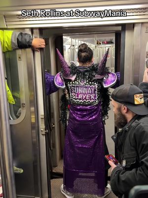 Seth Rollins at SubwayMania #WWE #subwaymania #subwaymanianyc 