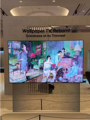 The LG Wallpaper TV will lead the LG TV lineup in 2026 with its under 10mm thickness and Wireless Zero Connect Box.  #eftm #ces #Tech #tv