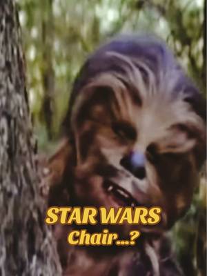 ✨Chewbacca Chair?  This must have been made by the Wookiees. #starwars #starwarsfan #chewbacca #ikea 