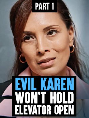 EVIL KAREN Won't HOLD Elevator Open 1 (swipe for PT 2) #dharmann #dharmannfam #inspiration #fyp