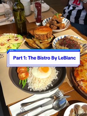 Hindi lang yung viral Triple Chocolate Champorado ang worth the eats dito. Part 1 pa lang 'to- di na kasya sa 90 secs lahat ng good eats na na-try at na-discover ko. Watch out for Part 2! 😉🙌 @thebistrobyleblanc  ⏱️ Serving time: 25–30 mins | 💸 10% service charge 📍 Bistro By LeBlanc, LeBlanc Hotel 3 Taktak Road, Antipolo City #foodreviews #pandaeatssph #foodtokph 