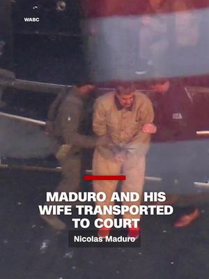 Ousted Venezuelan president Nicolás Maduro and his wife Cilia Flores were transported to a New York courthouse in an armored vehicle and helicopter. Maduro will make his first court appearance where he faces drugs and weapons charges. #CNN #News