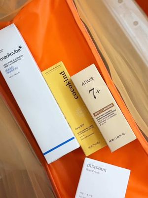 Esthetician secrets revealed: here’s what we actually buy 🤭🛒 🧡 @medicube global Zero Pore Blackhead Deep Cleansing Oil - only at Ulta! 🧡 @Anua Store US 7 Rice Ceramide Hydrating Barrier Serum - only at Ulta! 🧡 @mixsoon Bean Cream Barrier Repair Moisturizer 🧡 @cocokind Daily SPF 32 Mineral Facial Sunscreen #UltaBeauty #shopthestore #kbeauty #esthetician #estheticianapproved 🎥: @abbigale grace | solo esthi 