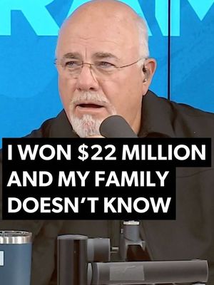 “John” won $22 million in the lottery, and he’s kept it a secret from his family and friends. He called in to The Ramsey Show for advice. #daveramsey #moneytips #moneymindset 