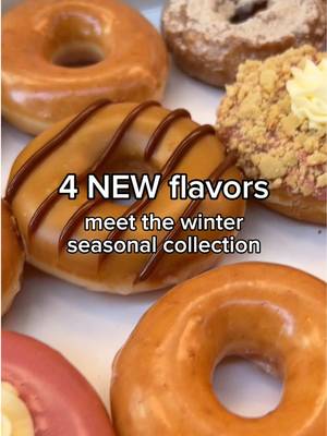 The Winter Seasonal Collection is HERE! 🍰 Cinnamon Sugar Cake 🤎 Caramel Dulce 🍓 Raspberry Cheesecake 🍫 Chocolate Truffle Which winter bite are you grabbing first? ❄️